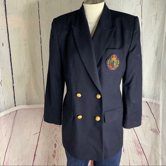Vintage Crest Blazer Casual Corner 10 Pure… - Picture 2 of 11